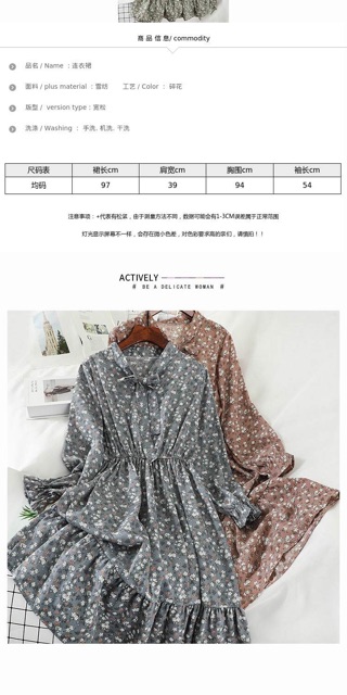 [Có Sẵn Màu 2,11] Váy hoa vintage dài | BigBuy360 - bigbuy360.vn