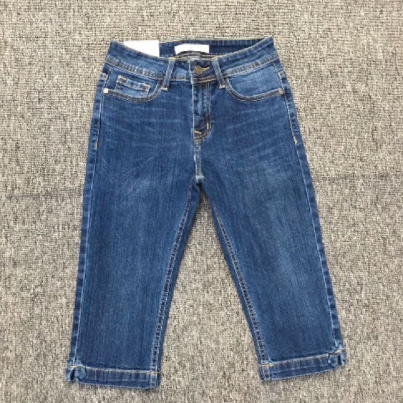 Quần jeans lửng chốt live 175