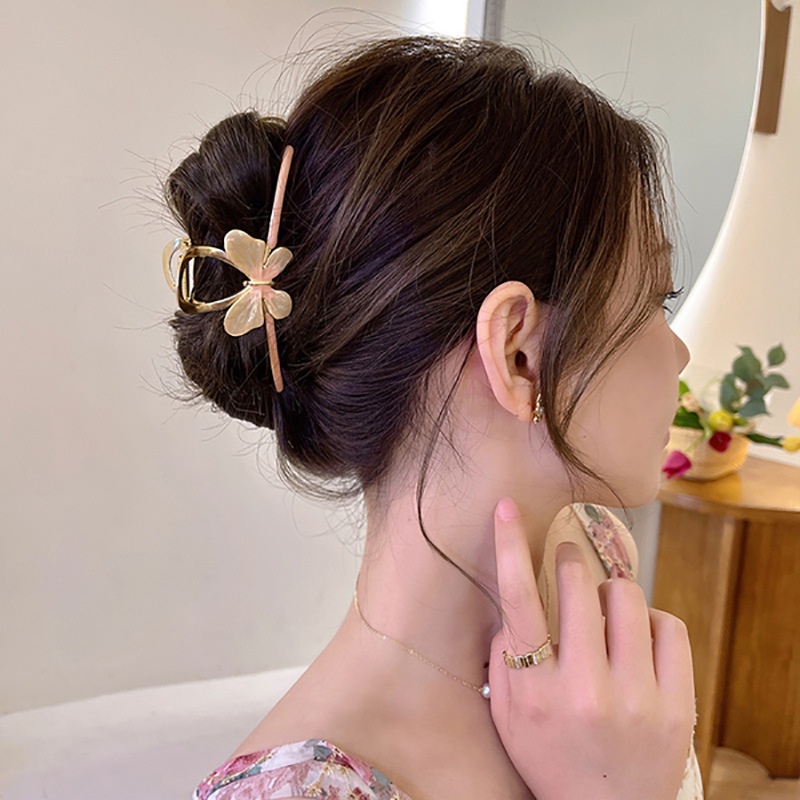 Kẹp Tóc Kim Loại Hình Bướm Thời Trang Hàn Quốc