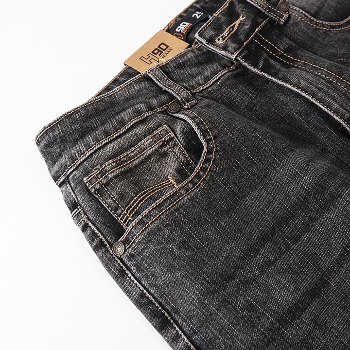 Quần jean nam cao cấp dáng ôm H90 màu chì chất co giãn trẻ trung J080 | BigBuy360 - bigbuy360.vn