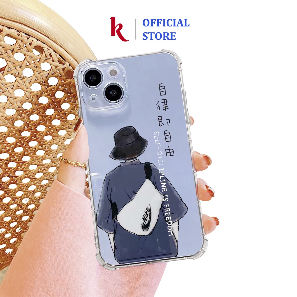 Ốp lưng iphone đôi Thời Trang chống sốc trong suốt case 14plus 14 pro max 13 12 promax 11 mini 6 6s 7 8 plus x xr xs Se