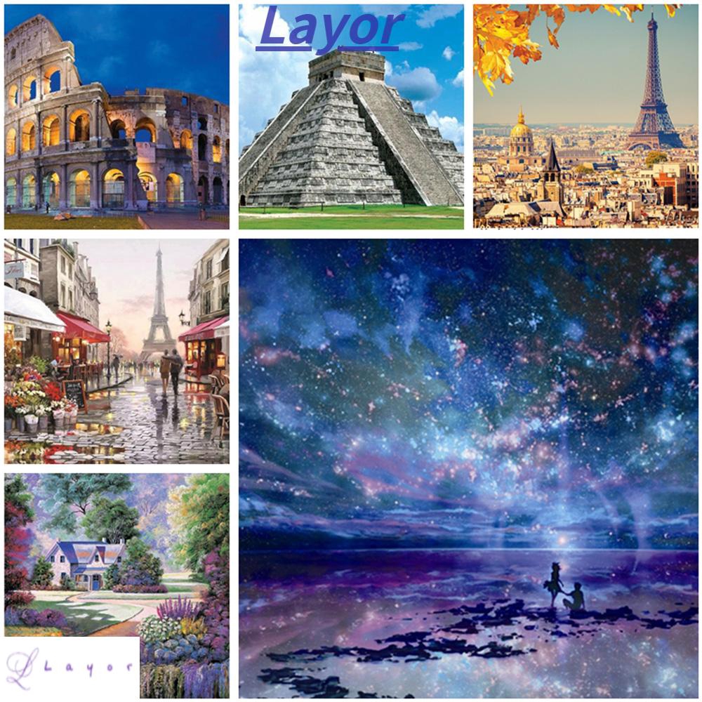 Bộ Đồ Chơi Xếp Hình 1000 Mảnh Trang Trí Nhà Cửa