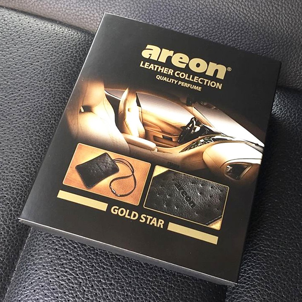 Túi Da Thơm Treo Xe Ô Tô Cao Cấp Areon Gold Star Vip