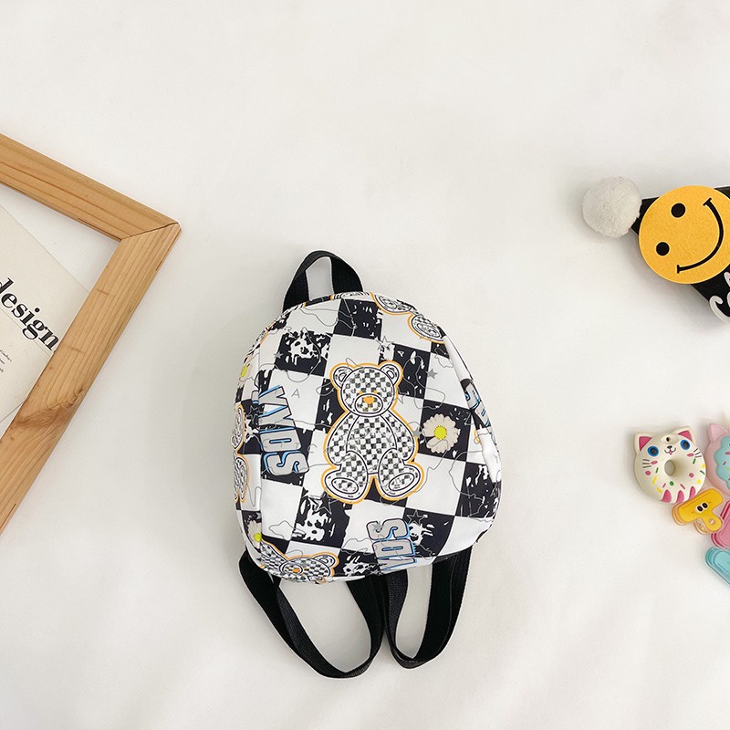 Balo mẫu gấu dành cho bé siêu cute, họa tiết nổi bật phong cách Hàn Quốc (9761)