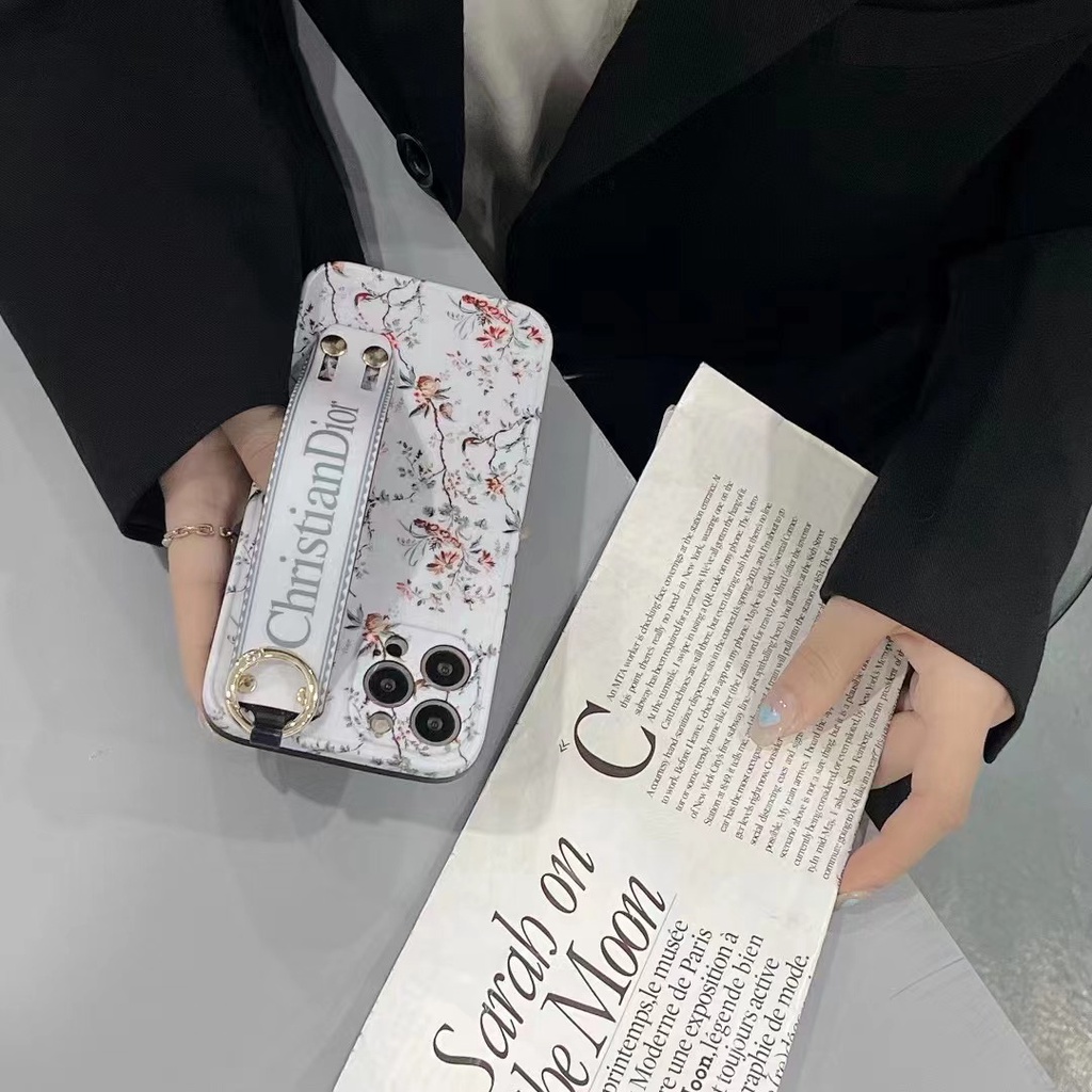 Dior Ốp Điện Thoại Họa Tiết Hoa Xinh Xắn Cho iphone 11 12 13 Pro Max 13pro iX XR Xs Max 7plus 8plus 12Pro 12 Pro Max