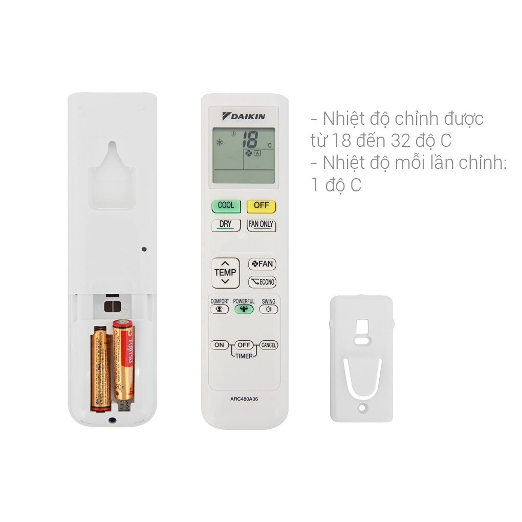 Máy lạnh Daikin Inverter 1 HP ATKQ25TAVMV - dienmaytonkho.net