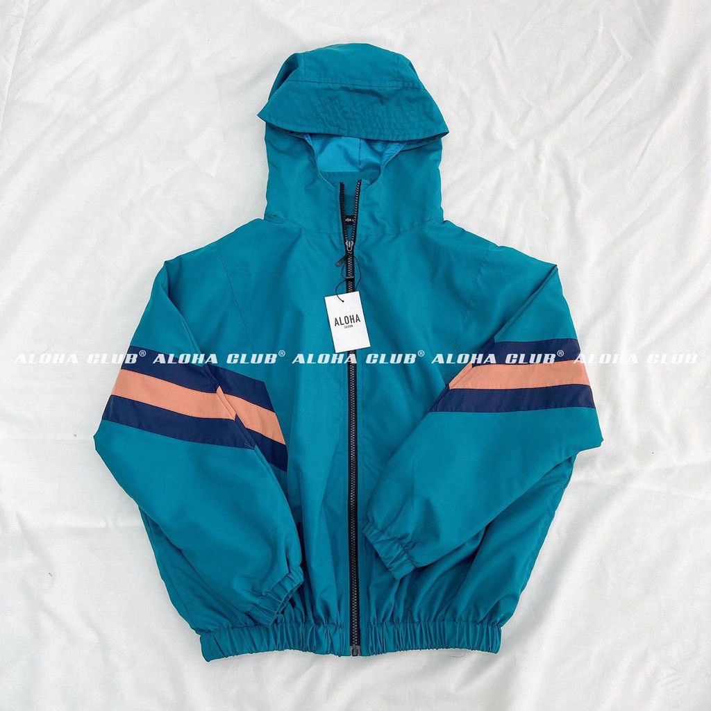 ÁO KHOÁC DÙ - XANH LÁ [ALOHA CLUB]