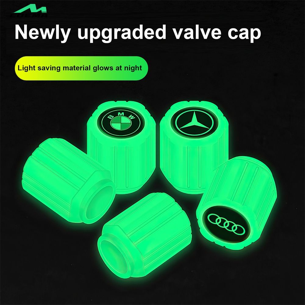 Bộ 4 Nắp Van Xe Hơi Bằng Cao Su Chống Thấm Nước Cho VinFast Honda Toyota Mercedes Benz BMW Volvo