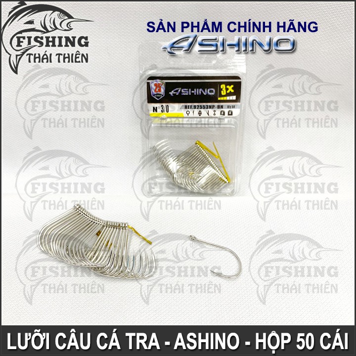 Lưỡi câu cá tra BKK Ashino thép trắng cực bén