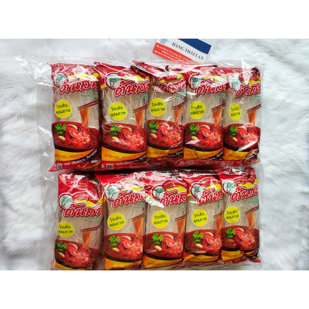 Miến Đậu Xanh Khô PINE BRAND BEAN Thái Lan- Miến Thái Lan 100% từ đậu xanh