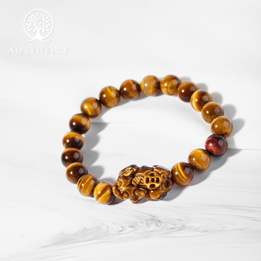 Vòng tay phối tỳ hưu đá - NQ Jewelry