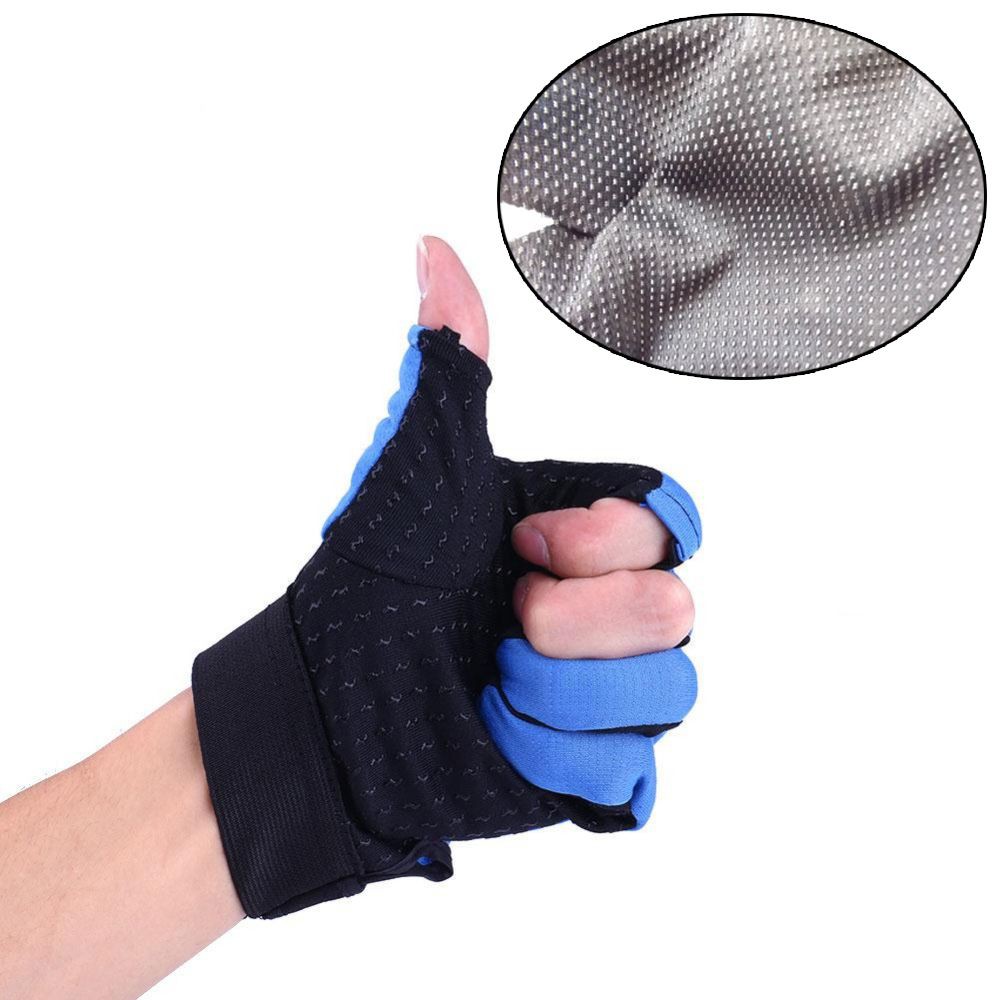 MUVAKO 1 Đôi Găng Tay Câu Cá Chống Trượt Bằng Vải Neoprene