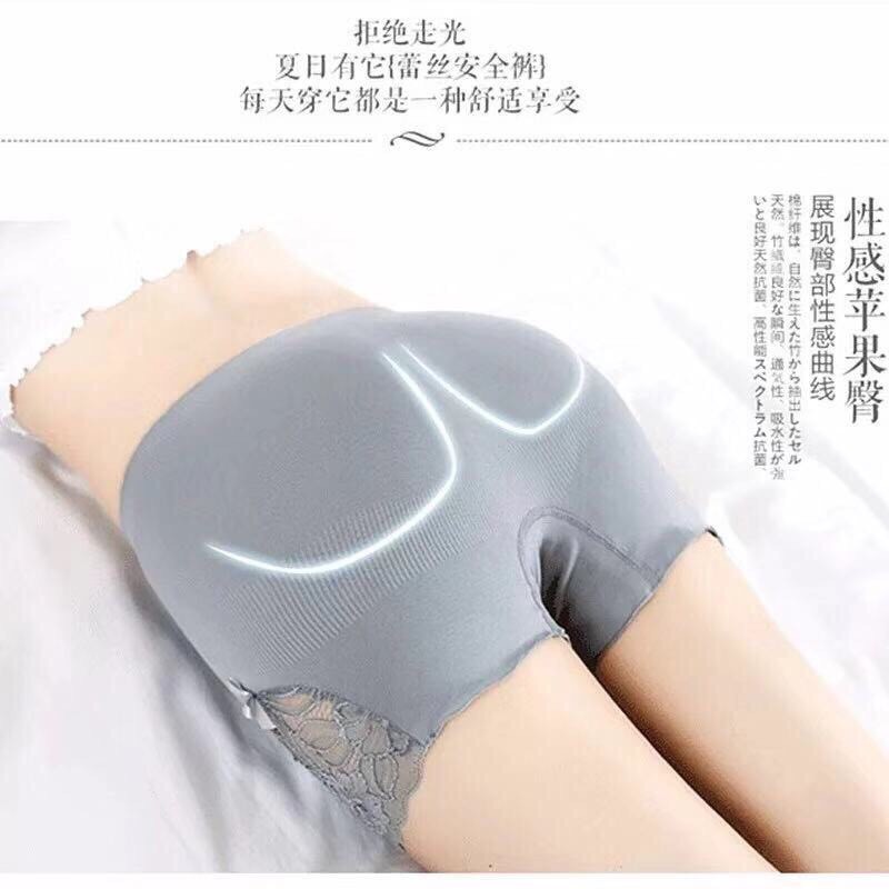 Quần lót mặc váy nâng mông pha ren