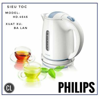 Ấm siêu tốc philips hd4646- hàng chính hãng