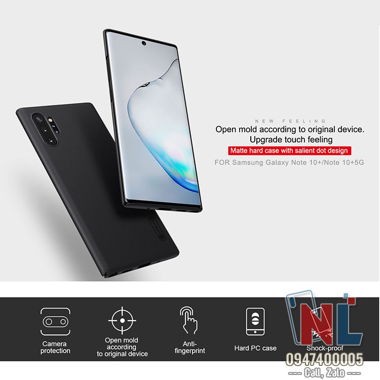 Ốp lưng Galaxy Note 10 Plus Nillkin sần
