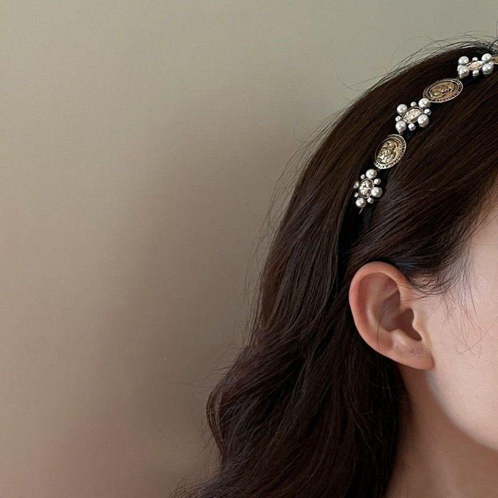 JARRED Băng đô cài tóc rửa mặt Đính Ngọc Trai Xinh Xắn Theo Phong Cách Hàn Quốc