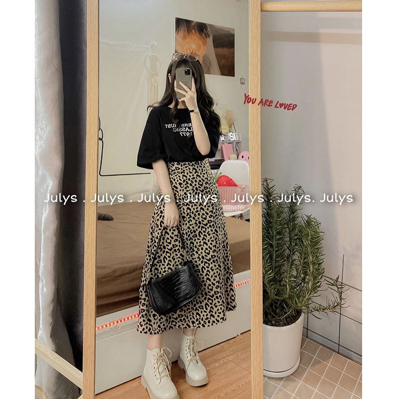Chân Váy Dài Họa Tiết Da Báo Phom Dáng Siêu Đẹp Chất Bao Đẹp M995- Lolla_Fashion | BigBuy360 - bigbuy360.vn