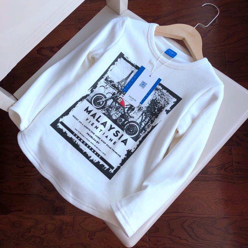 Áo phông dài tay cho bé trai cao cấp 2-7 tuổi A 010221