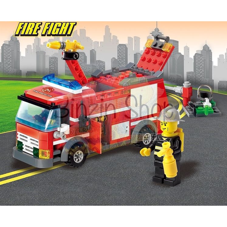 [Mã LIFE20KALL giảm 10% đơn 50K] Lego xe cứu hỏa 206 chi tiết