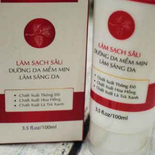 Sữa rửa mặt cao cấp thông đỏ