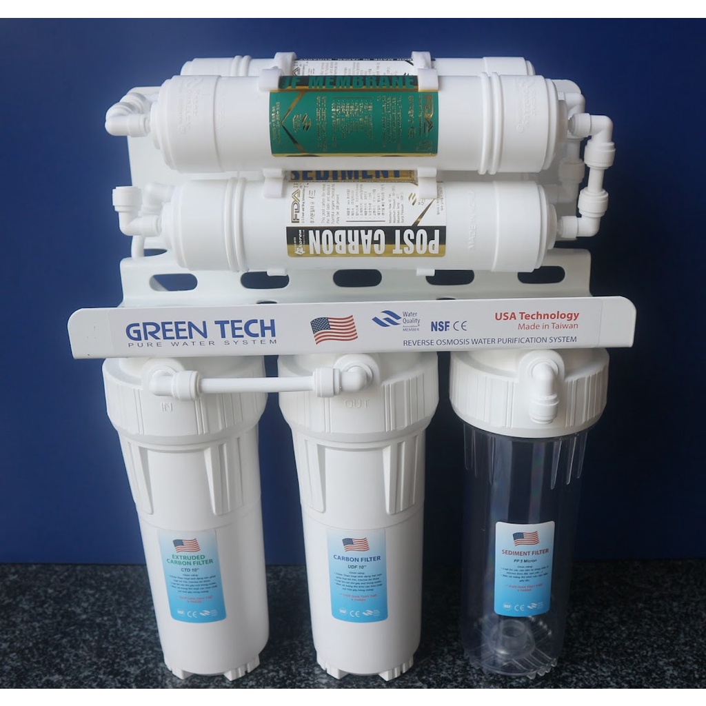 Máy lọc nước  Nano/UF 7 cấp lọc  - Tiền lọc Ion Kiềm RO NANO UF