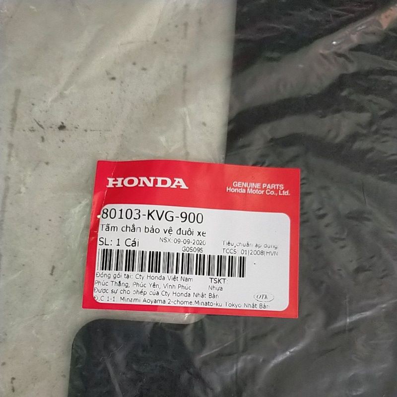 Cao su chắn bùn Honda Air Blade 110 Xăng cơ