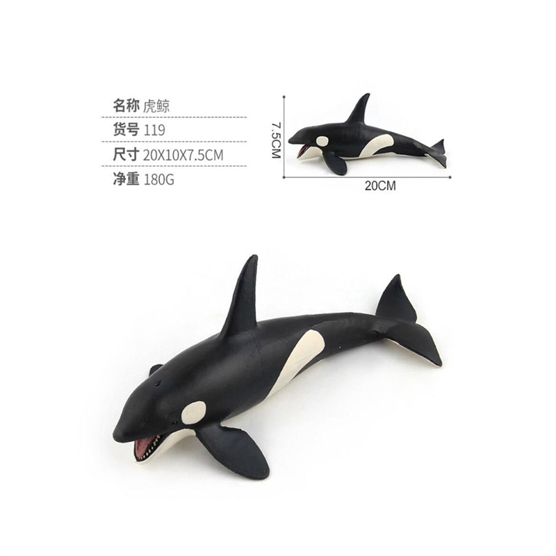 Mô hình cá mập đồ chơi bằng nhựa nhân tạo chân thực đáng yêu