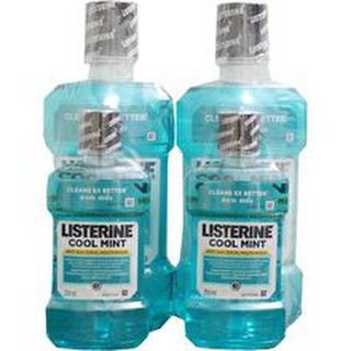 Nước súc miệng listerine 750ml tặng kèm 250ml Thailan