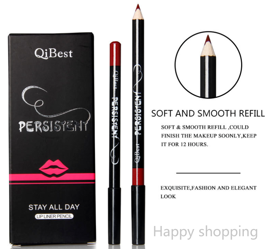 (Hàng Mới Về) Set 12 Chì Kẻ Viền Môi Không Thấm Nước | BigBuy360 - bigbuy360.vn