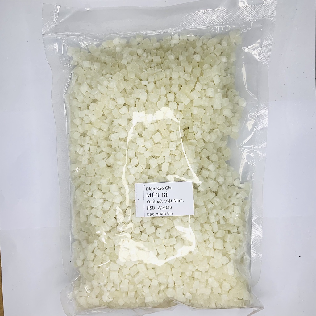 Mứt bí băm ko tẩy, ít đường
