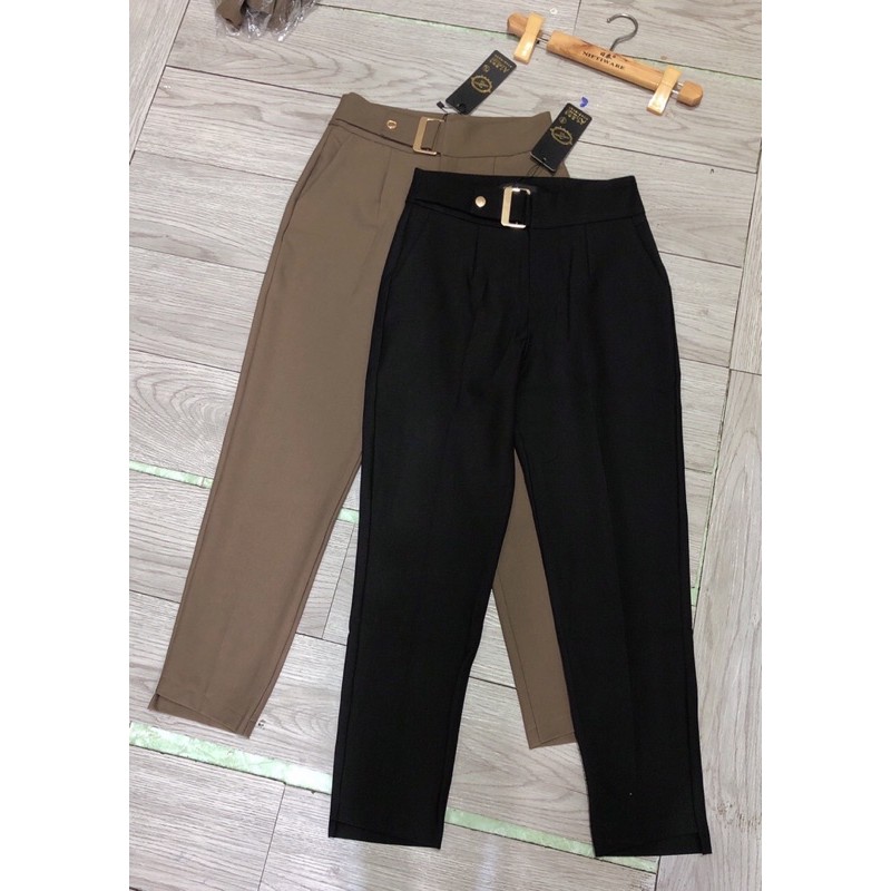 Quần vải baggy cạp chữ D
