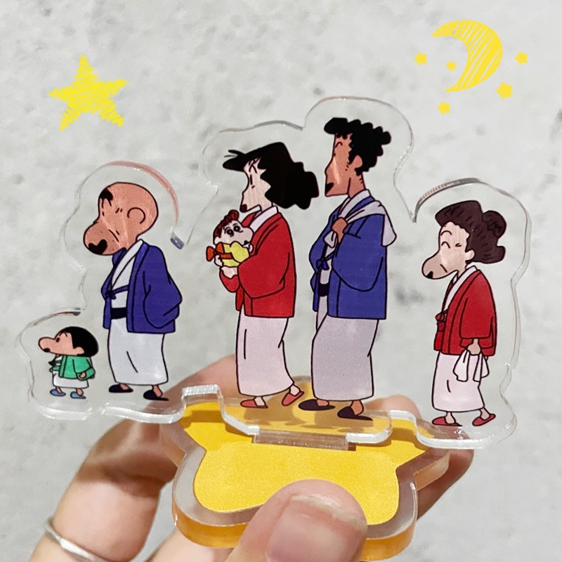 Standee chủ đề nhân vật hoạt hình Crayon Shin-Chan bằng acrylic nhiều kích thước tùy chọn