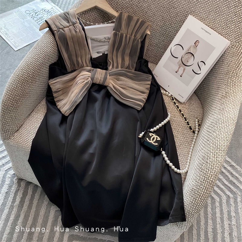 Đầm hai dây nhỏ nhắn phong cách mùa hè nước Pháp 2022