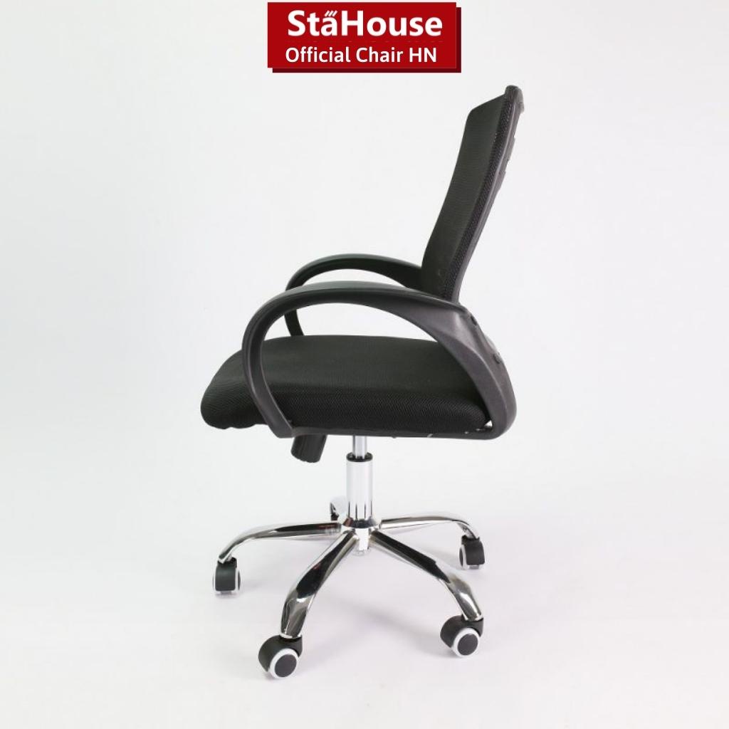 Ghế xoay văn phòng làm việc lưng A khung chắc chắn đệm êm GVP408 Stahouse Official Chair HN