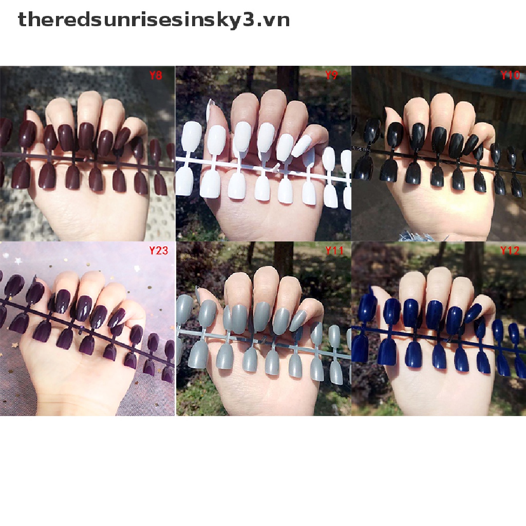 Set 24 Móng Tay Giả Thời Trang Cho Nữ