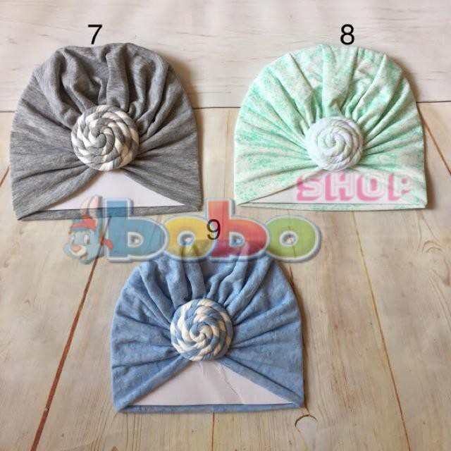 Nón Turban Ấn Độ Xoắn Cho Bé 0-12 Tháng - Màu Ngẫu Nhiên