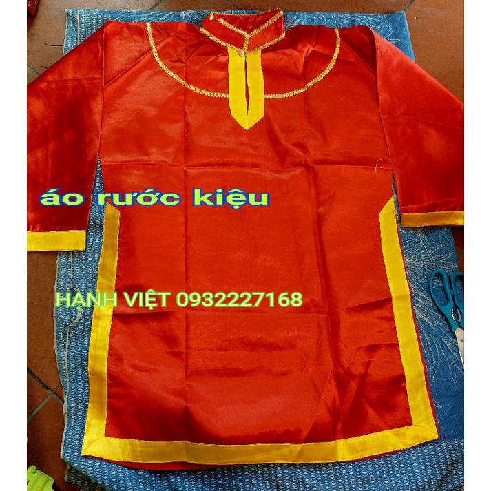 Bộ quần áo + đai đầu đai bụng  rước kiệu , đánh trống , múa cờ lễ hội