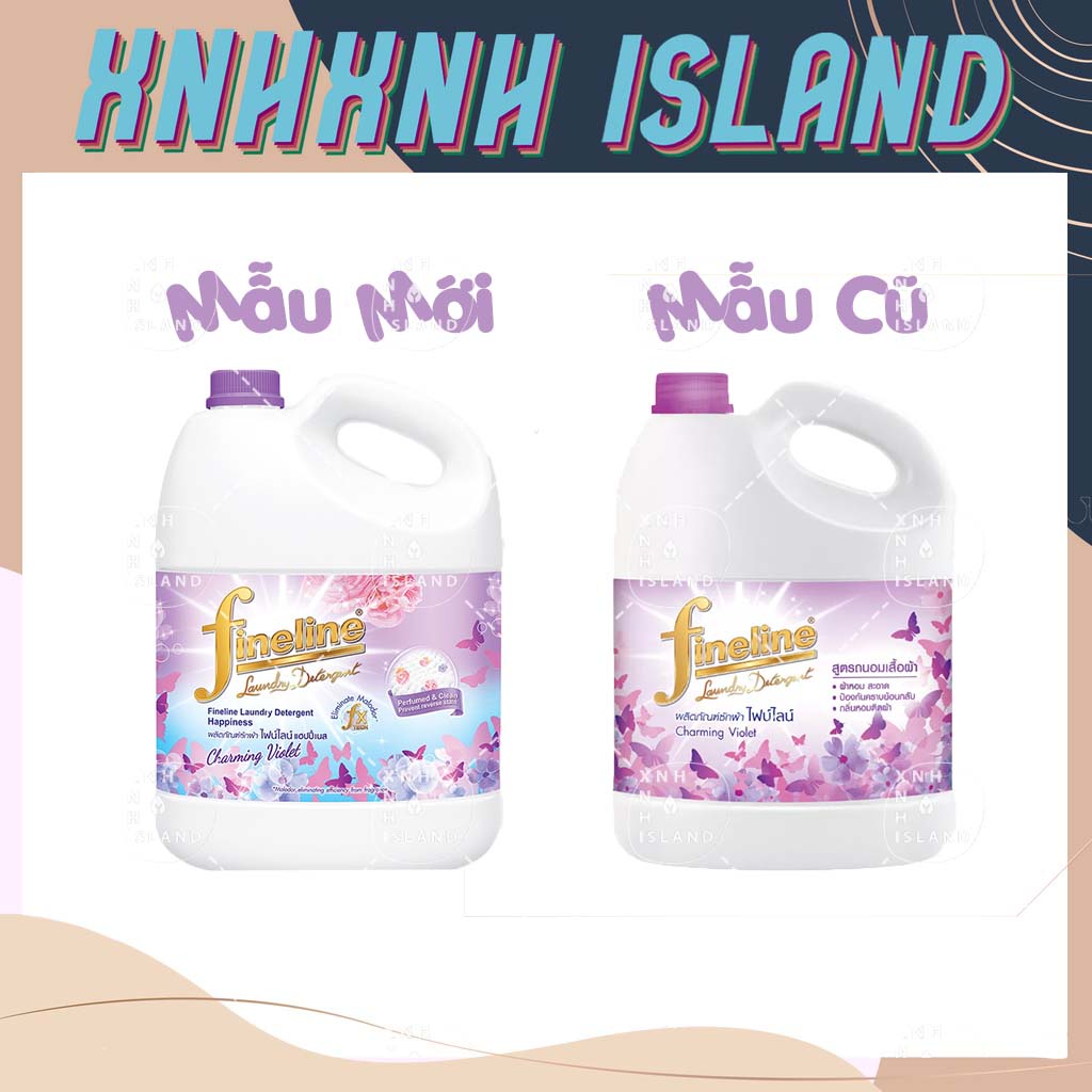 Nước giặt Fineline Thái Lan Mẫu Mới - 3000ml