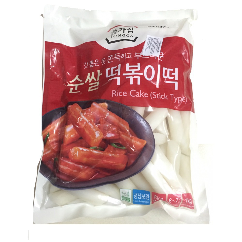 Bánh Gạo TOPOKKI Hàn Quốc JongGa Cao Cấp 1Kg