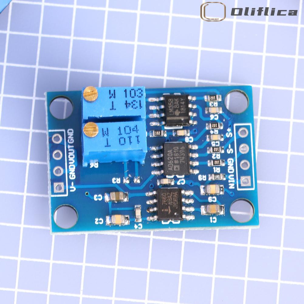 Bảng Mạch Khuếch Đại Tín Hiệu Vôn Kế Ad620 Uv Mv Chuyên Dụng