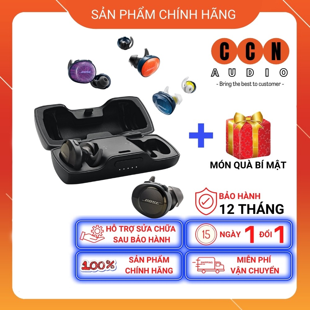Tai nghe bluetooth Bose SoundSport Free Truewireless, tai nghe không dây âm thanh cực đỉnh