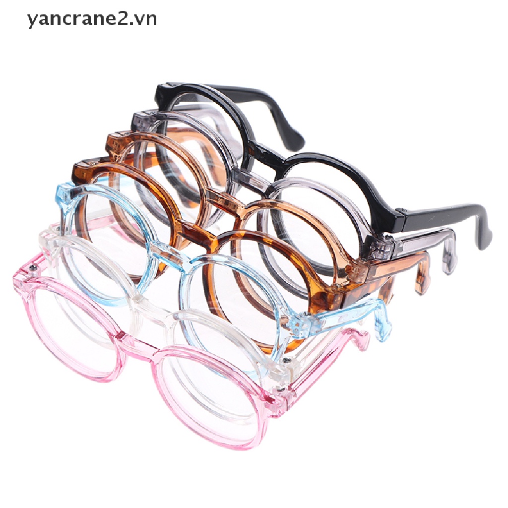 1 Mắt Kính Tròn Trong Suốt 9CM Dành Cho Búp Bê 1 / 6 {yancrane2.vn}