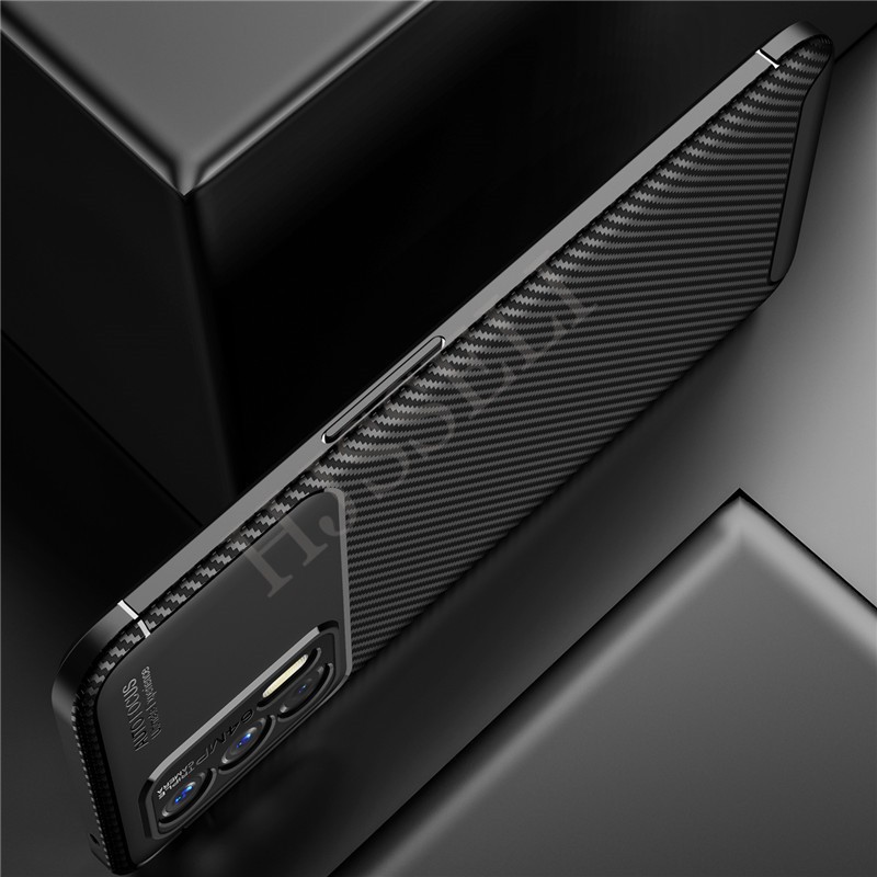 Ốp điện thoại tpu silicon mềm họa tiết sợi carbon cho Realme Gt Neo 5g Q3I Q3 Pro Q2 V15