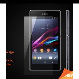 Bộ 2 kính cường lực cho sony Z1 tặng ốp dẻo trong