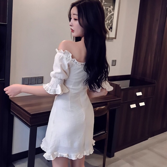 Váy trễ vai 4 màu