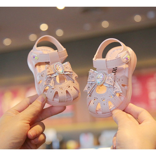 Sandal Rọ tập đi cho bé gái _Đế Chống trơn, Trượt _ Size từ 15 đến 25