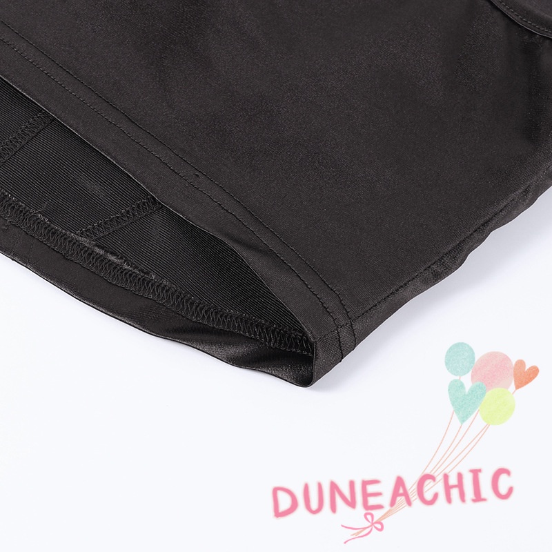 DUNEA Áo Tank Top Trễ Vai Màu Trơn Thời Trang Cho Nữ