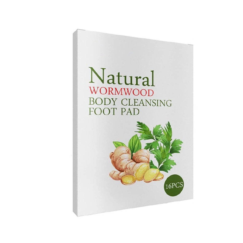 Natural Wormwood Body Cleansing Foot Pads Anti Swelling Ginger Patch