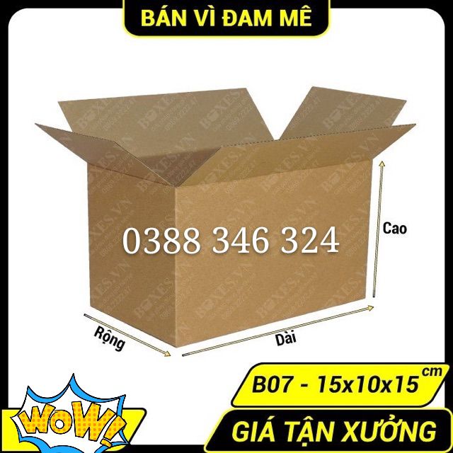 Hộp carton 15*10*15 cm