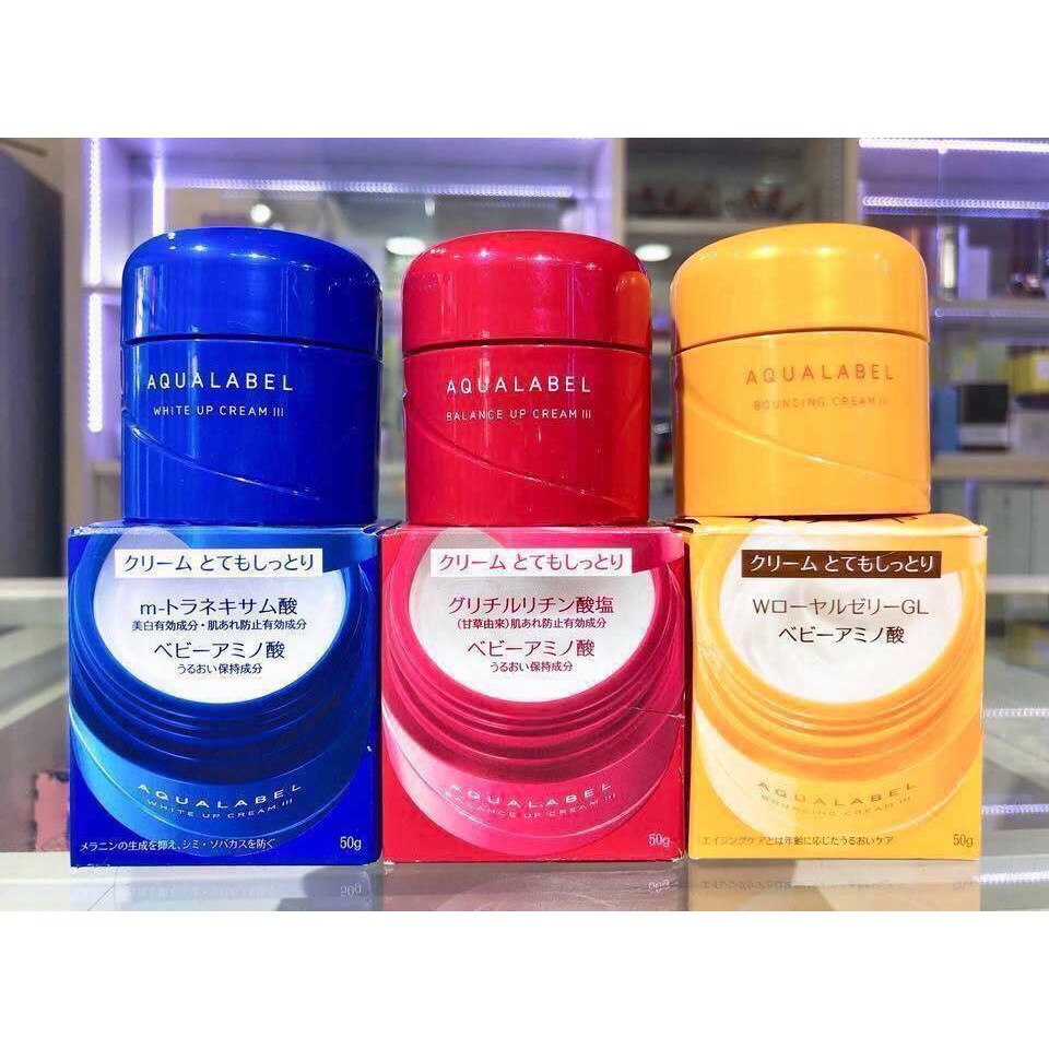 KEM DƯỠNG DA SHISEIDO AQUALABEL 50G